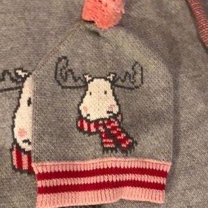 Baby blanket and matching cap